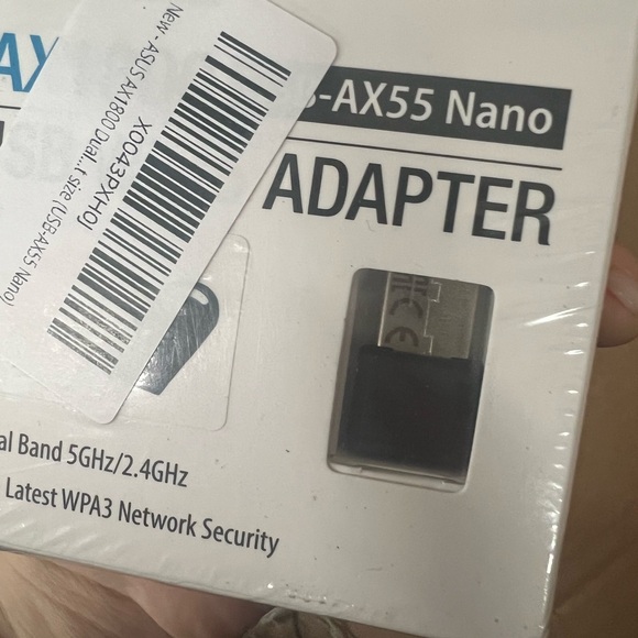NEW ASUS AX1800 Dual Band WiFi 6 USB Adapter, WiFi 6, 802.11ax USB-AX55 Nano - Picture 4 of 4